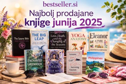 Najbolj prodajane knjige junija 2025
