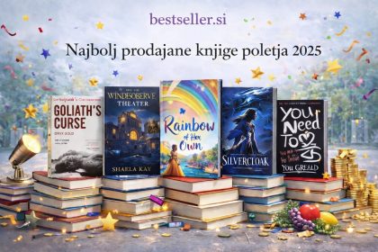 Najbolj prodajane knjige poletja 2025