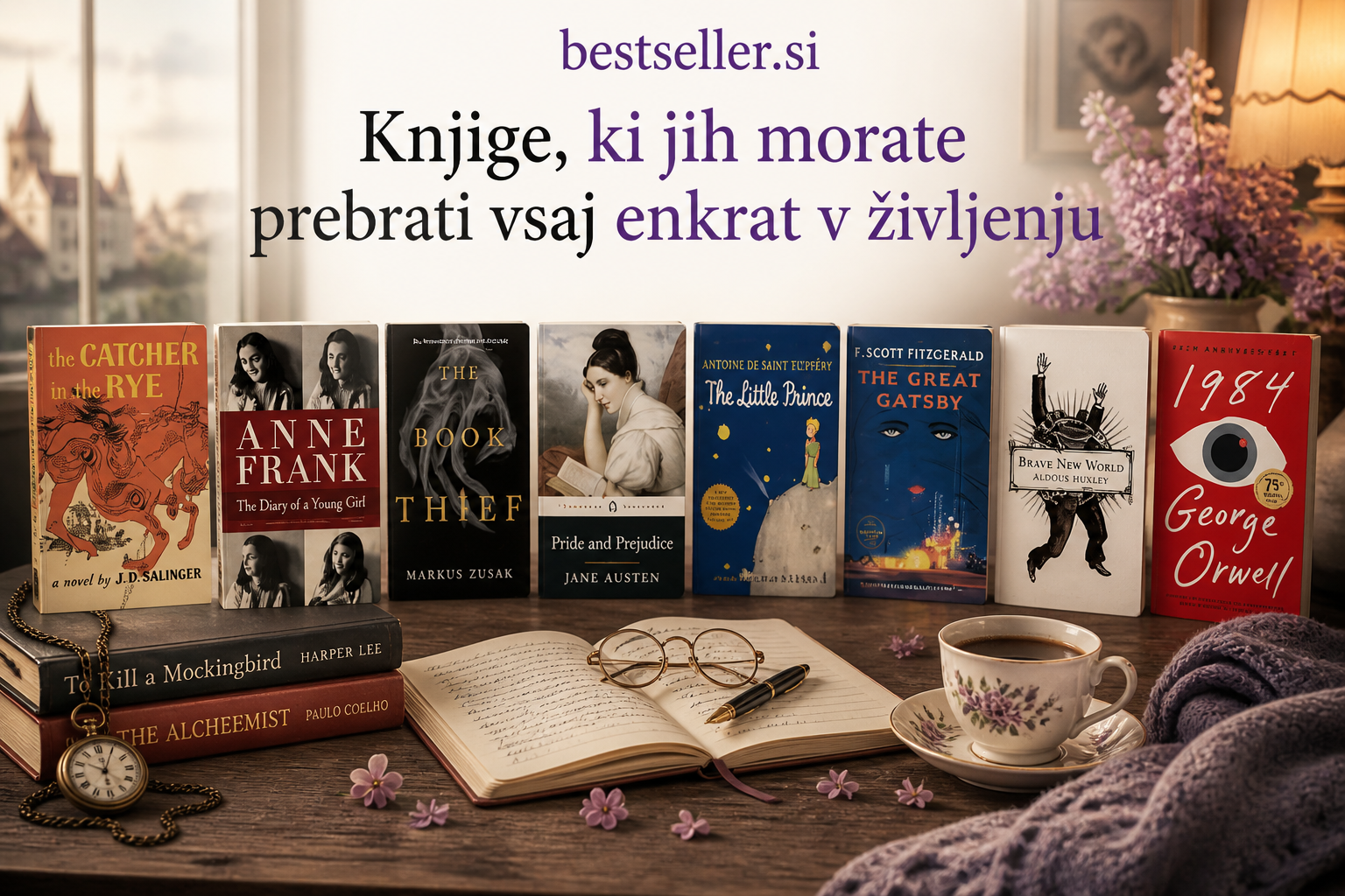 Knjige, ki jih morate prebrati vsaj enkrat v življenju