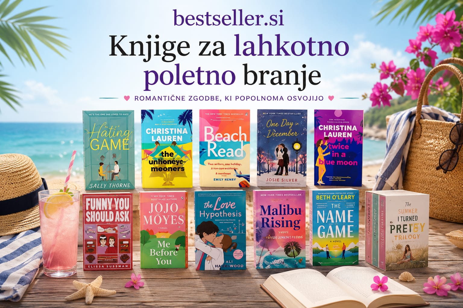 Knjige za lahkotno poletno branje