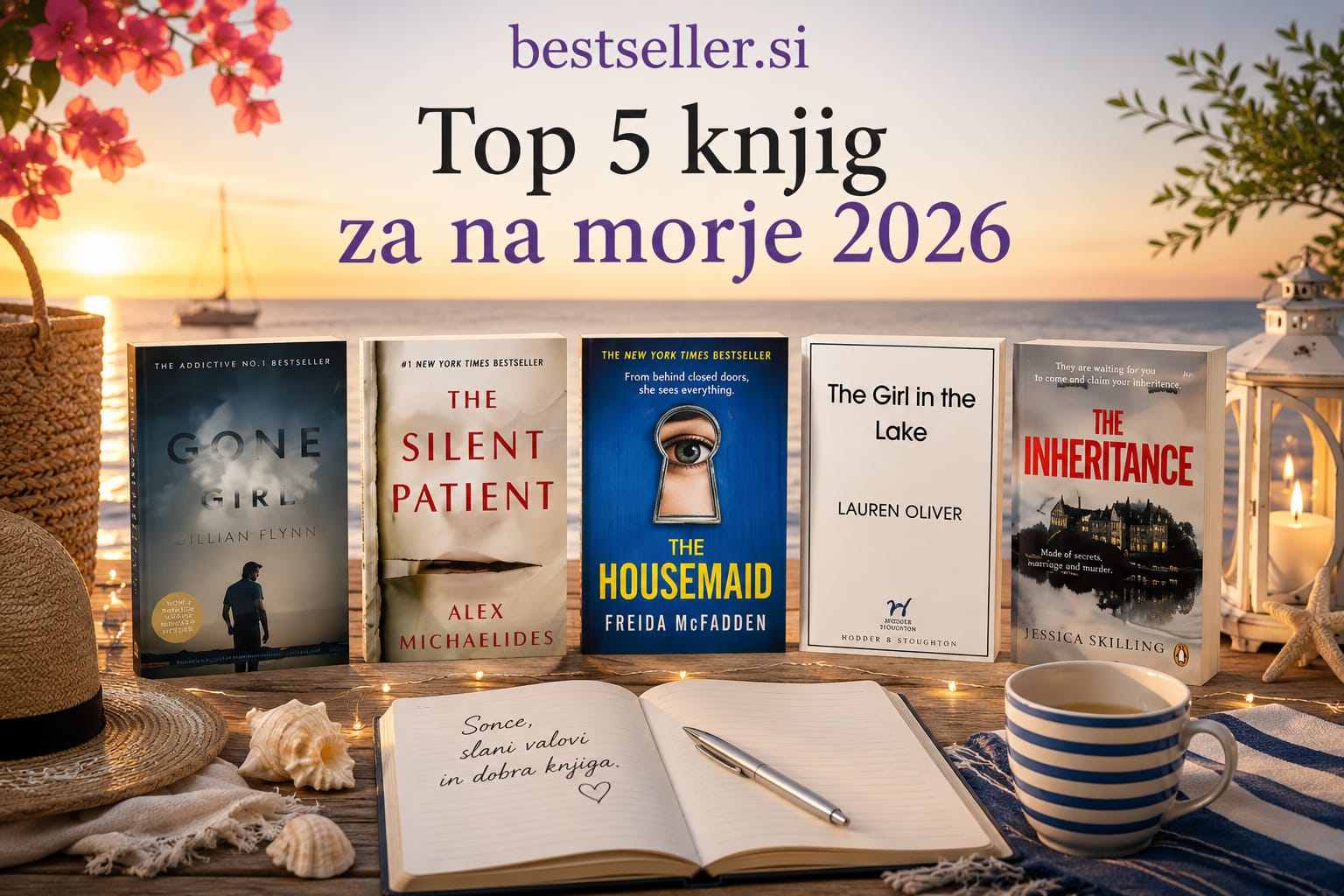 Top 5 knjig za na morje 2026
